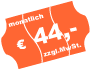 44,00 € monatlich