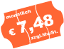 7,48 € monatlich